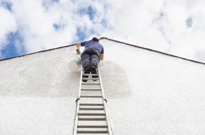 Peinture extérieure à Laffrey — façades et ravalement